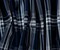 Dark Navy Blue-White-Multi Poly-Wool Plaid Twill Suiting Woven Fabric By the Yard